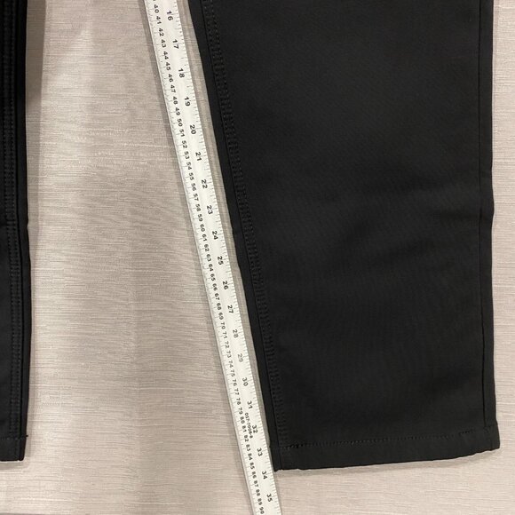 CAT Caterpillar Work Pants Mens 40 x 34 Black Canvas Fleece Lined Insulated - Picture 8 of 13